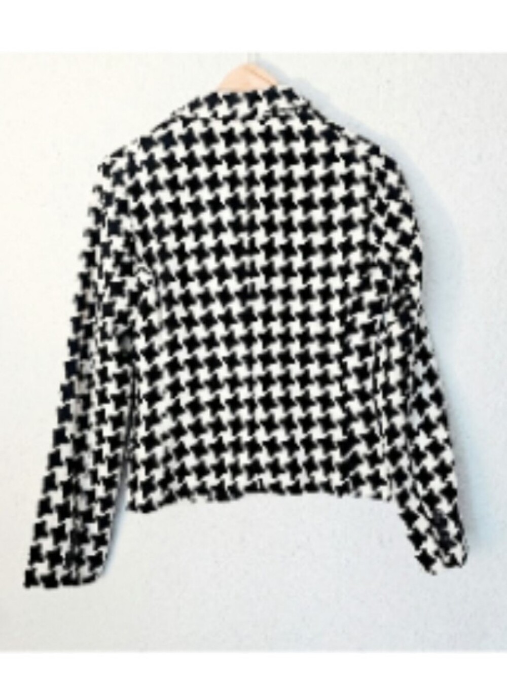 GEORGE Design MARK Eisen TRENDY Houndstooth BLAZER Black WHITE SIZE 12 - Picture 6 of 11
